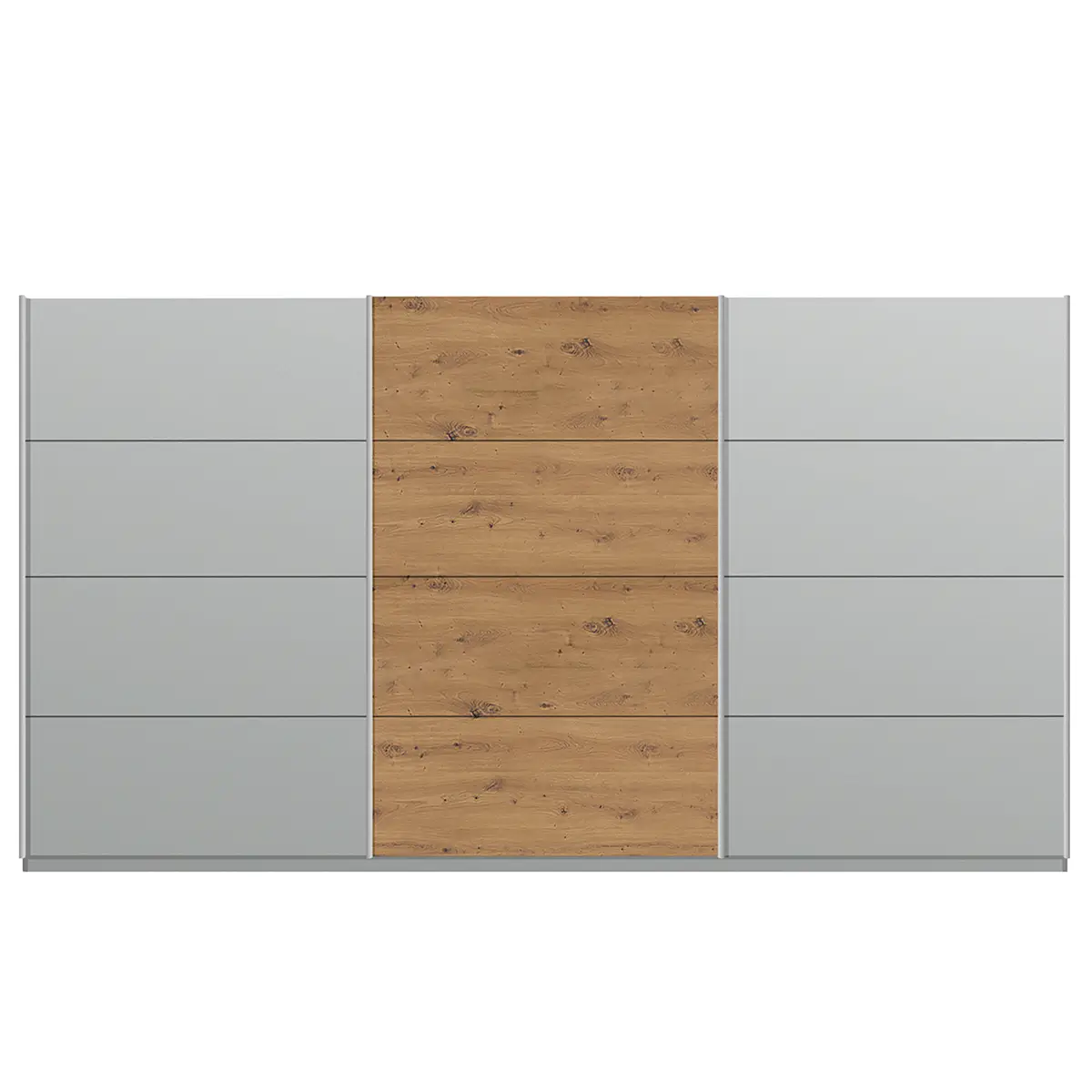 Schwebetürenschrank pure artisan | Grau