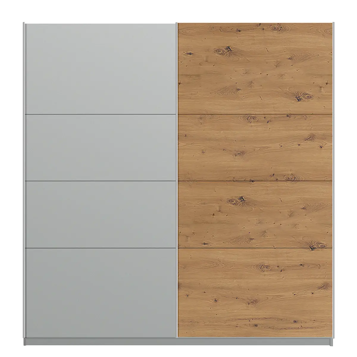 Schwebetürenschrank pure artisan | Grau