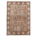 Wollteppich Sirsa Silk Baktyari Beige/Creme 70 x 140cm | Beige