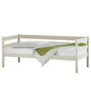 Einzelbett 70 x 160cm Grau/Hellgrau ohne Matratze | Grau