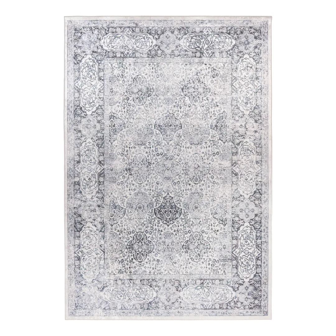 Kurzflorteppich Rhodin 1025 Grau 160 x 230cm | Grau