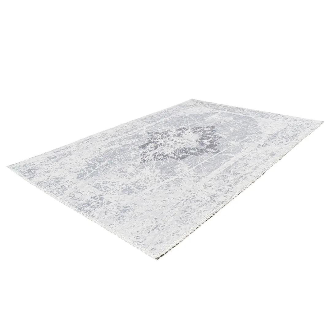 Kurzflorteppich Prayer 100 Grau | Grau
