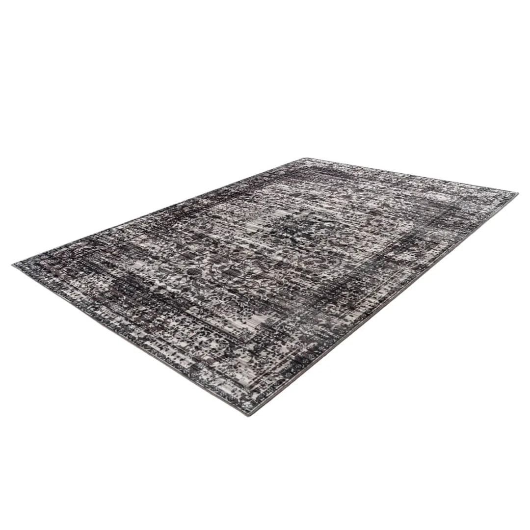 Kurzflorteppich Saphira 500 Grau | Grau