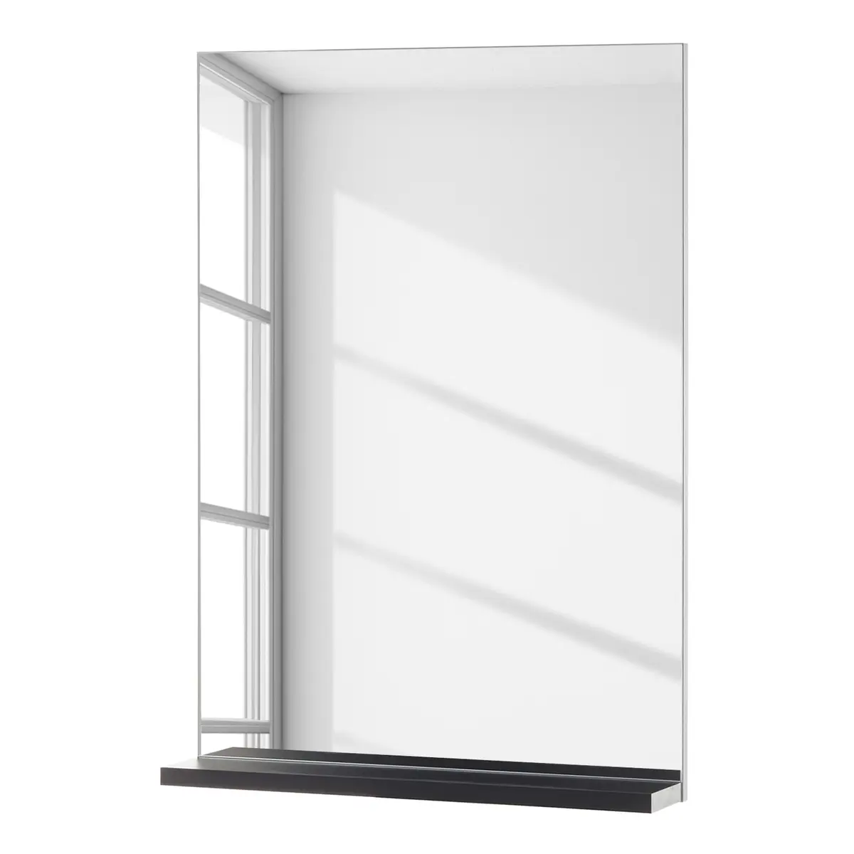 Badezimmerset V 2-teilig 80cm Weiß | Weiß