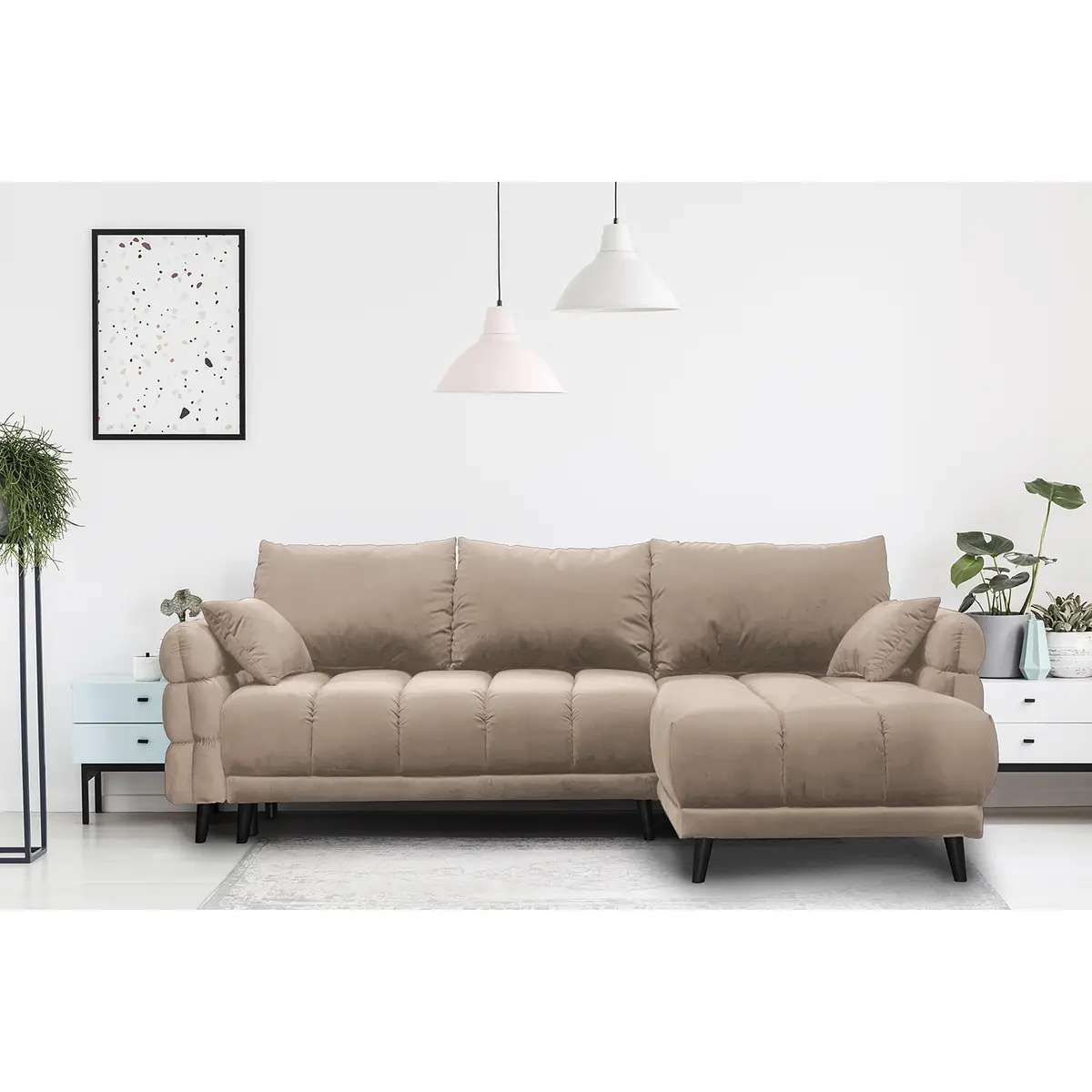 Ecksofa Logan | Beige