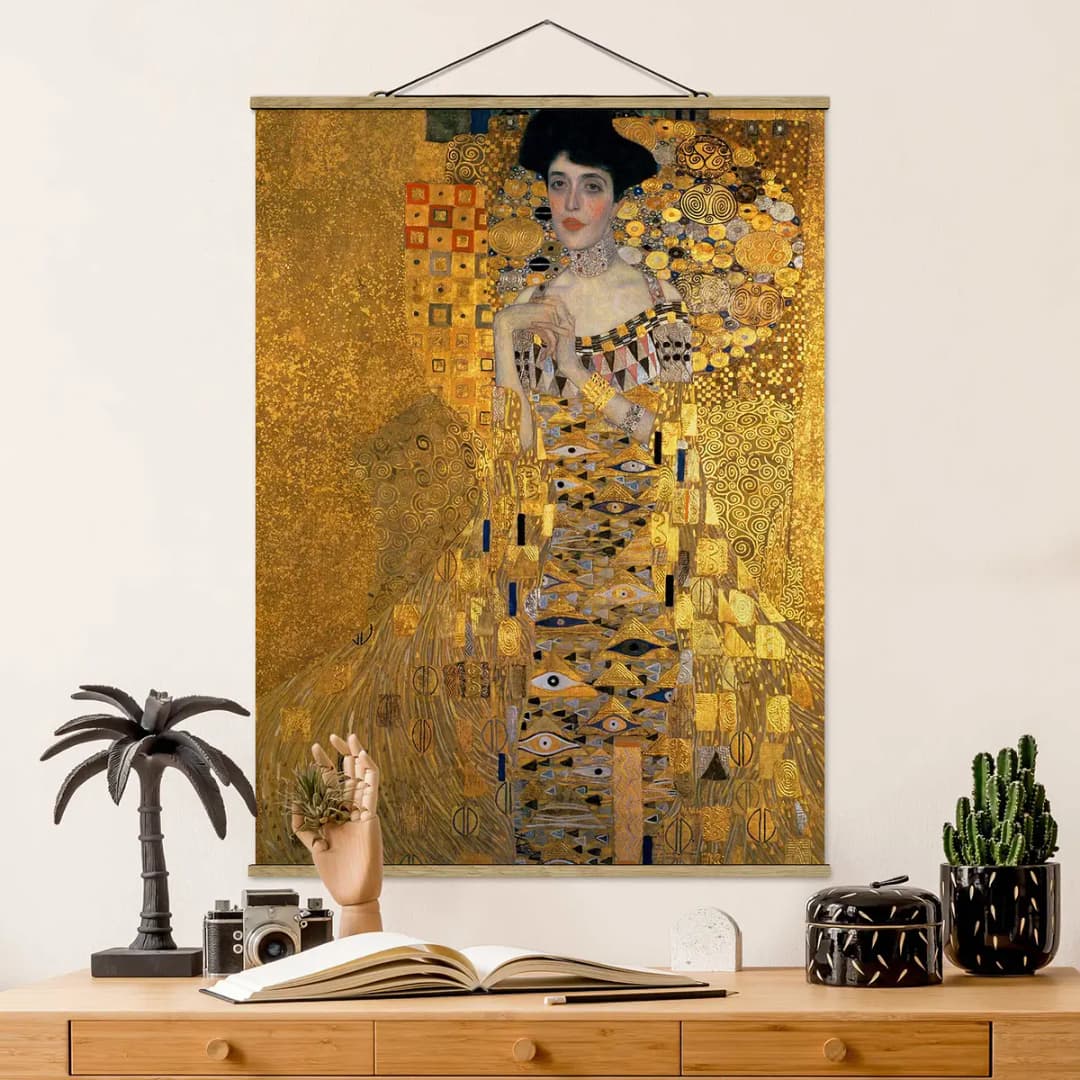 Stoffbild Adele Bloch-Bauer I | Gold