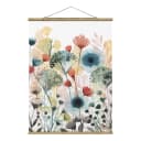 Stoffbild Wildblumen im Sommer | Mehrfarbig
