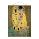 Stoffbild Gustav Klimt Der Kuß | Gold