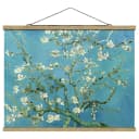 Stoffbild Vincent van Gogh Mandelblüte | Blau