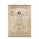 Stoffbild Da Vinci Webstoff Braun | Braun