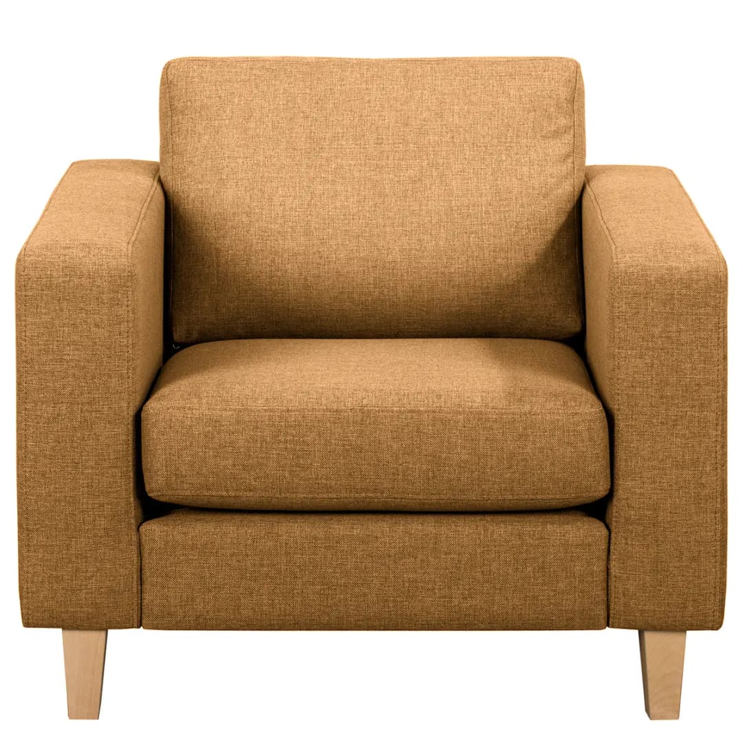 Sessel Gelb Webstoff Lark | Gelb