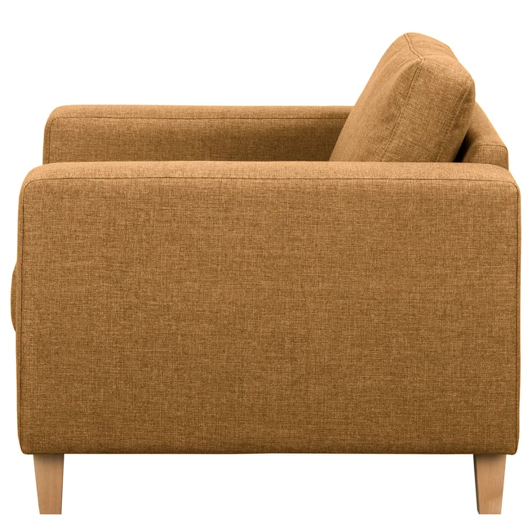 Sessel Gelb Webstoff Lark | Gelb