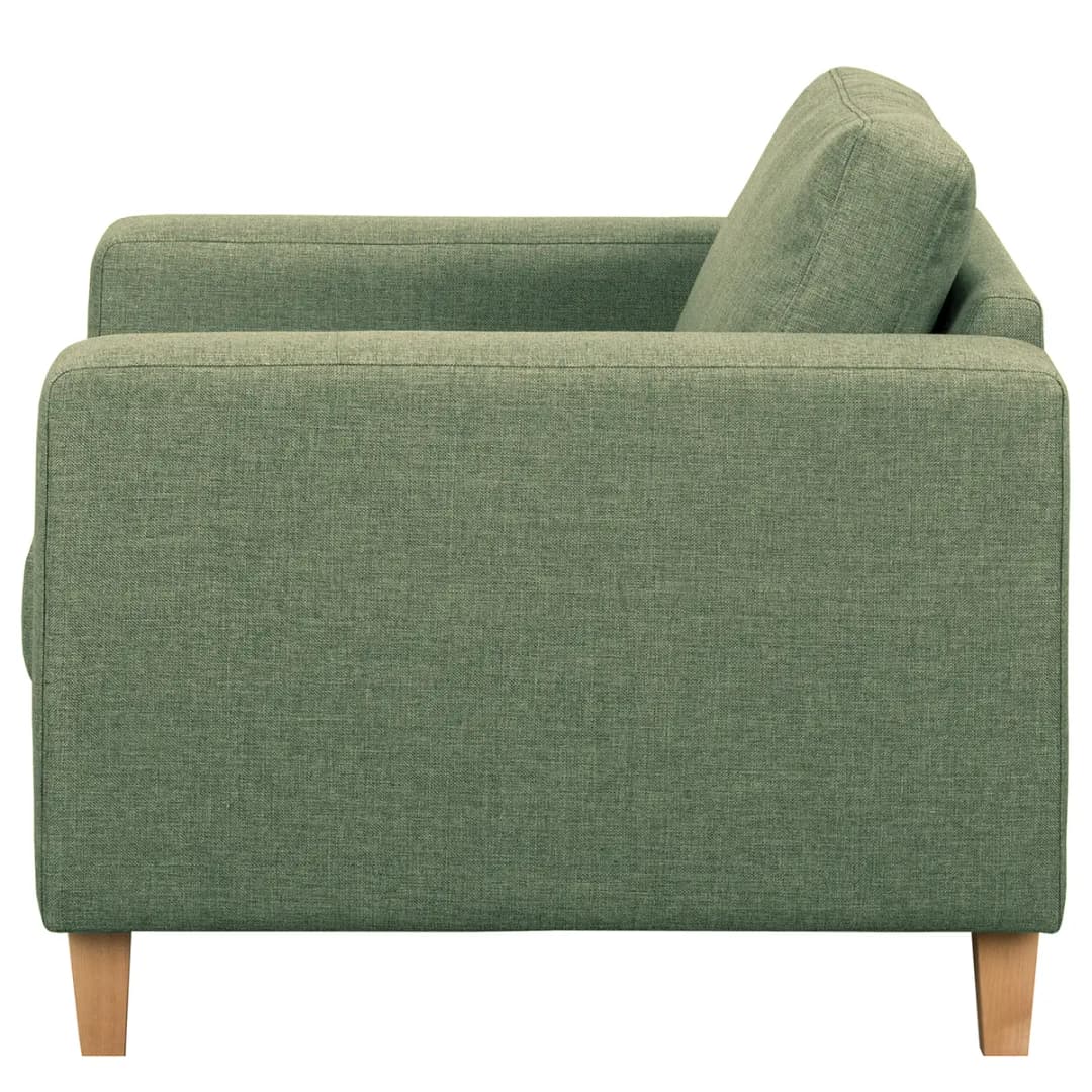 Sessel Grün Webstoff Lark | Grün
