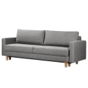 3-Sitzer Sofa Grau Webstoff Inas | Grau