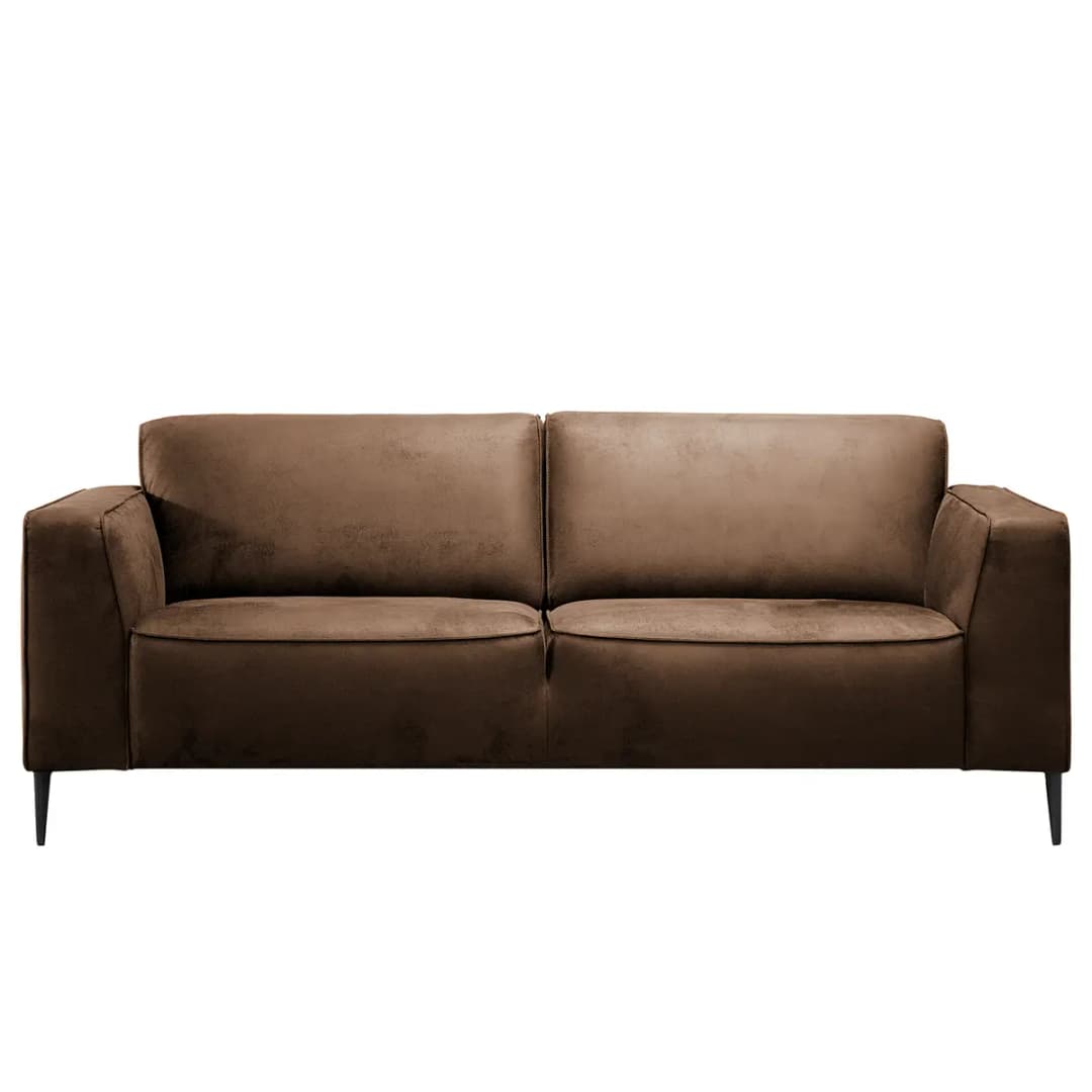 Sofa Chaides 2,5-Sitzer Braun Mischgewebe Bulan | Braun