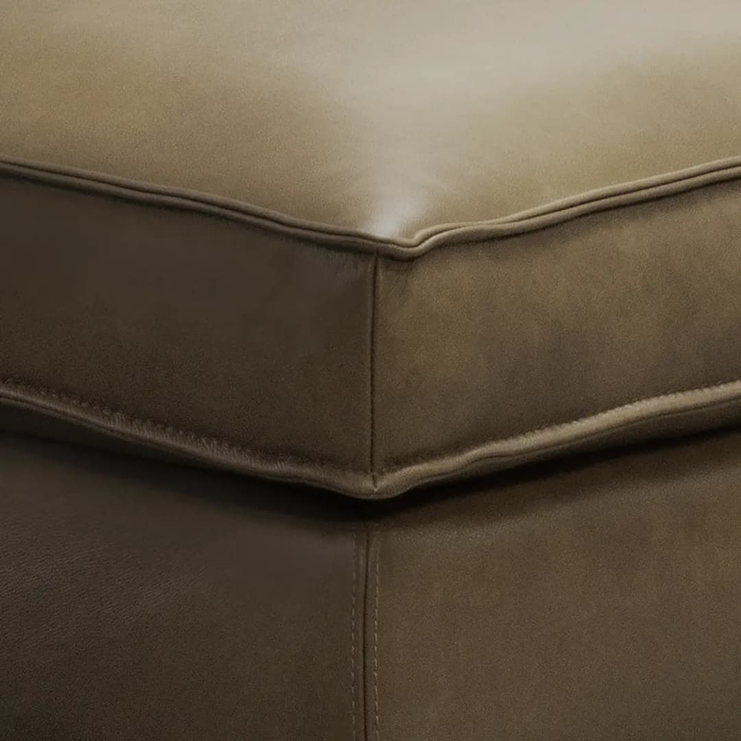 Polsterhocker Locana | Braun