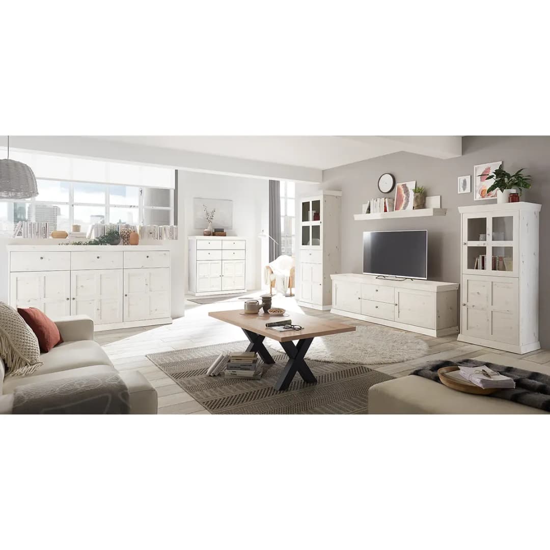 Highboard Maiossa I | Weiß