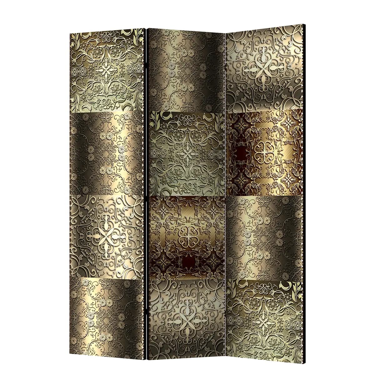 Paravent Metal Plates Fleece Gold | Gold