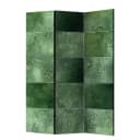Paravent Green Puzzle Fleece Grün | Grün