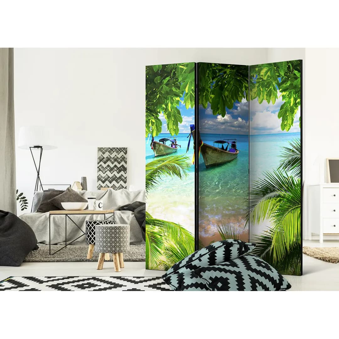 Paravent Tropical Paradise | Mehrfarbig