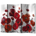 Paravent Poppies in the Moonlight | Rot