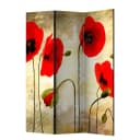 Paravent Golden Field of Poppies | Rot