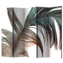 Paravent Beautiful Feather Fleece | Mehrfarbig