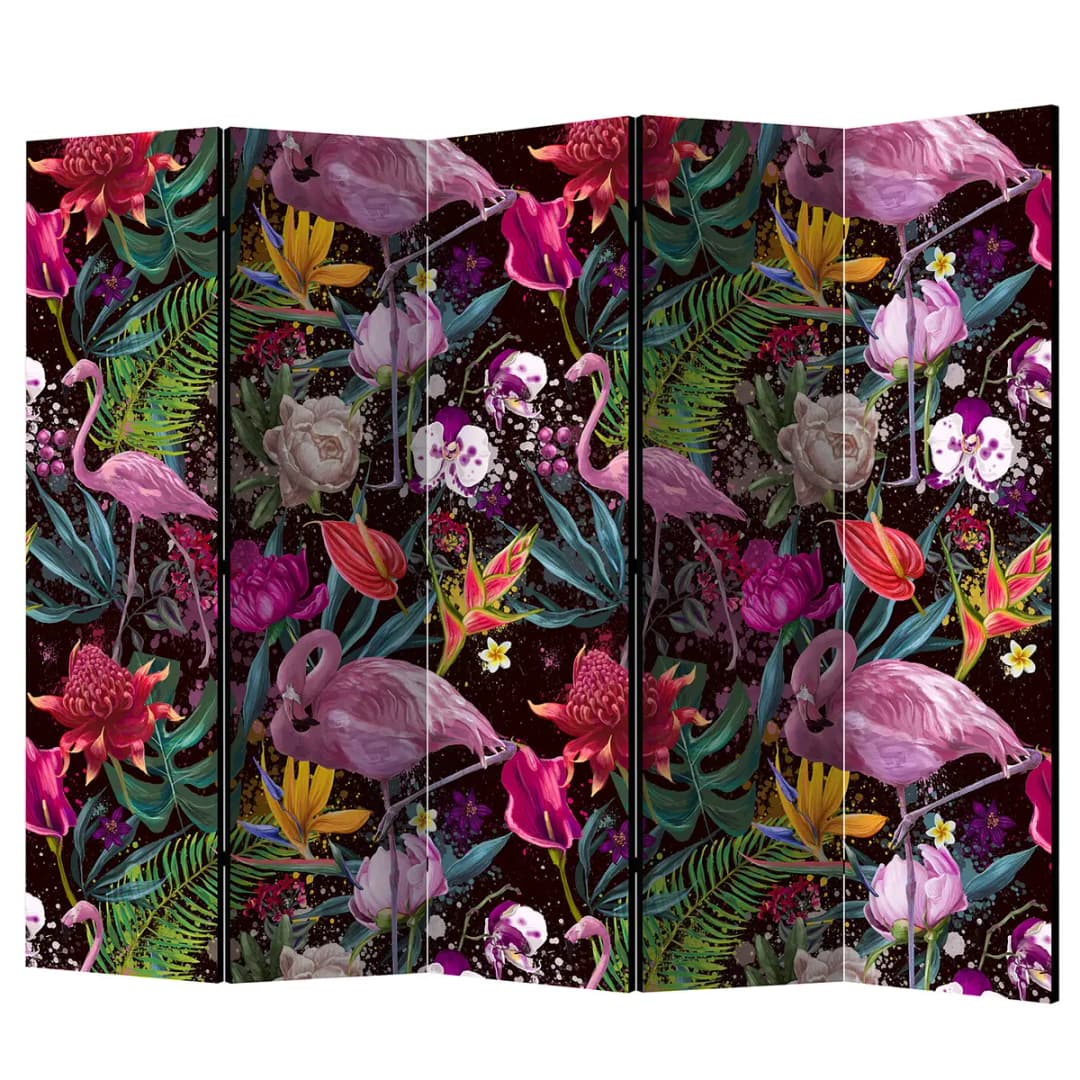 Paravent Colorful Exotic | Mehrfarbig