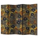 Paravent Floral Madness | Schwarz