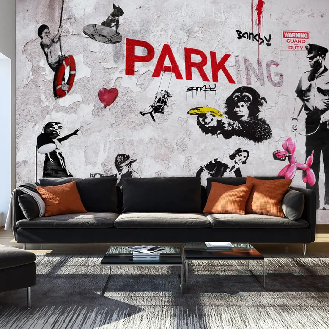 Vlies Fototapete Banksy Diversity | Mehrfarbig