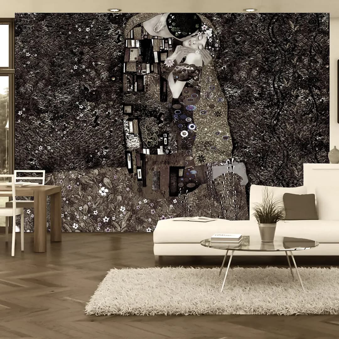 Fototapete Klimt Recalling Tenderness | Braun