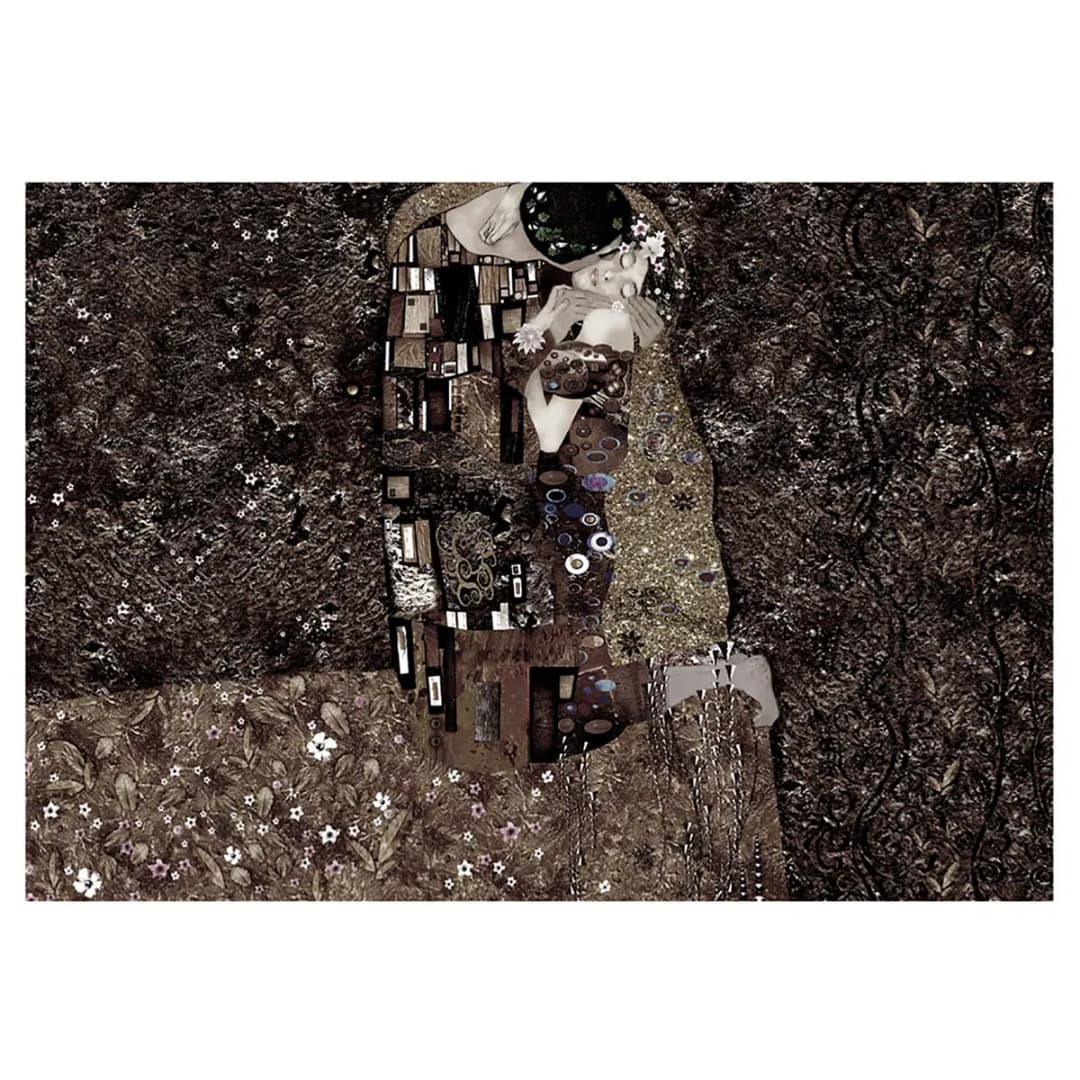 Fototapete Klimt Recalling Tenderness | Braun