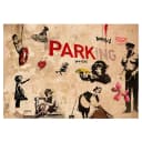 Vlies Fototapete Banksy Range of Variety | Beige