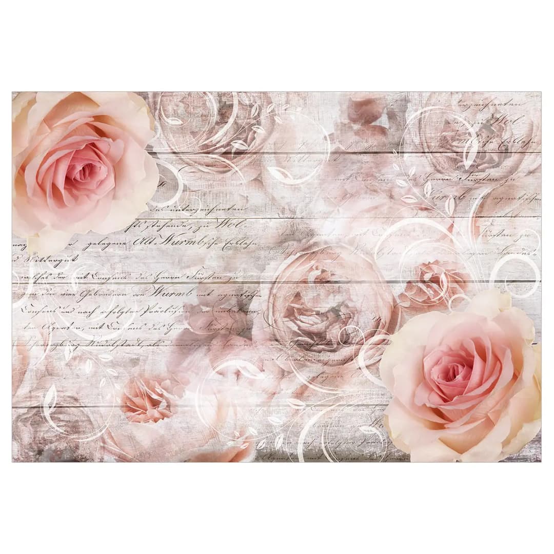 Vlies Fototapete Rose Work | Pink