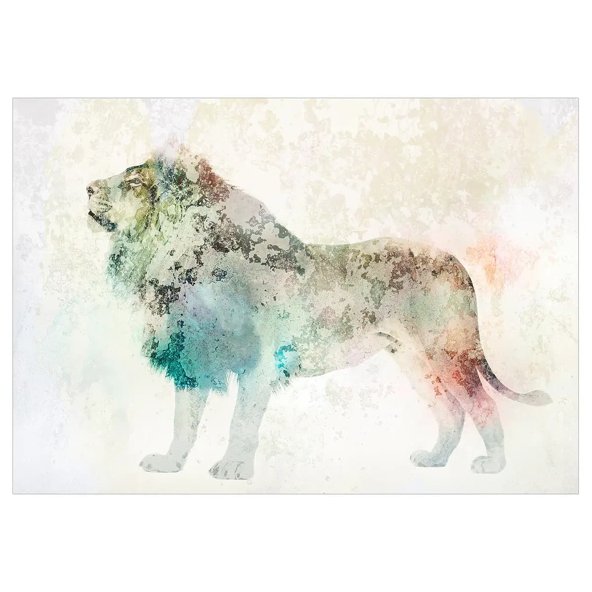Vlies Fototapete Colourful King | Mehrfarbig