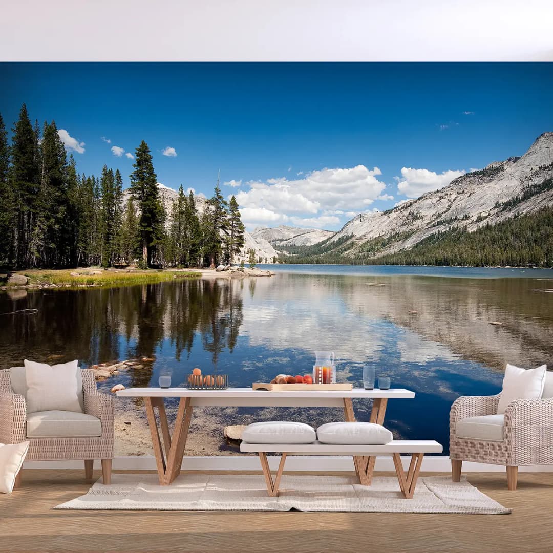Vlies Fototapete Tenaya Lake | Blau