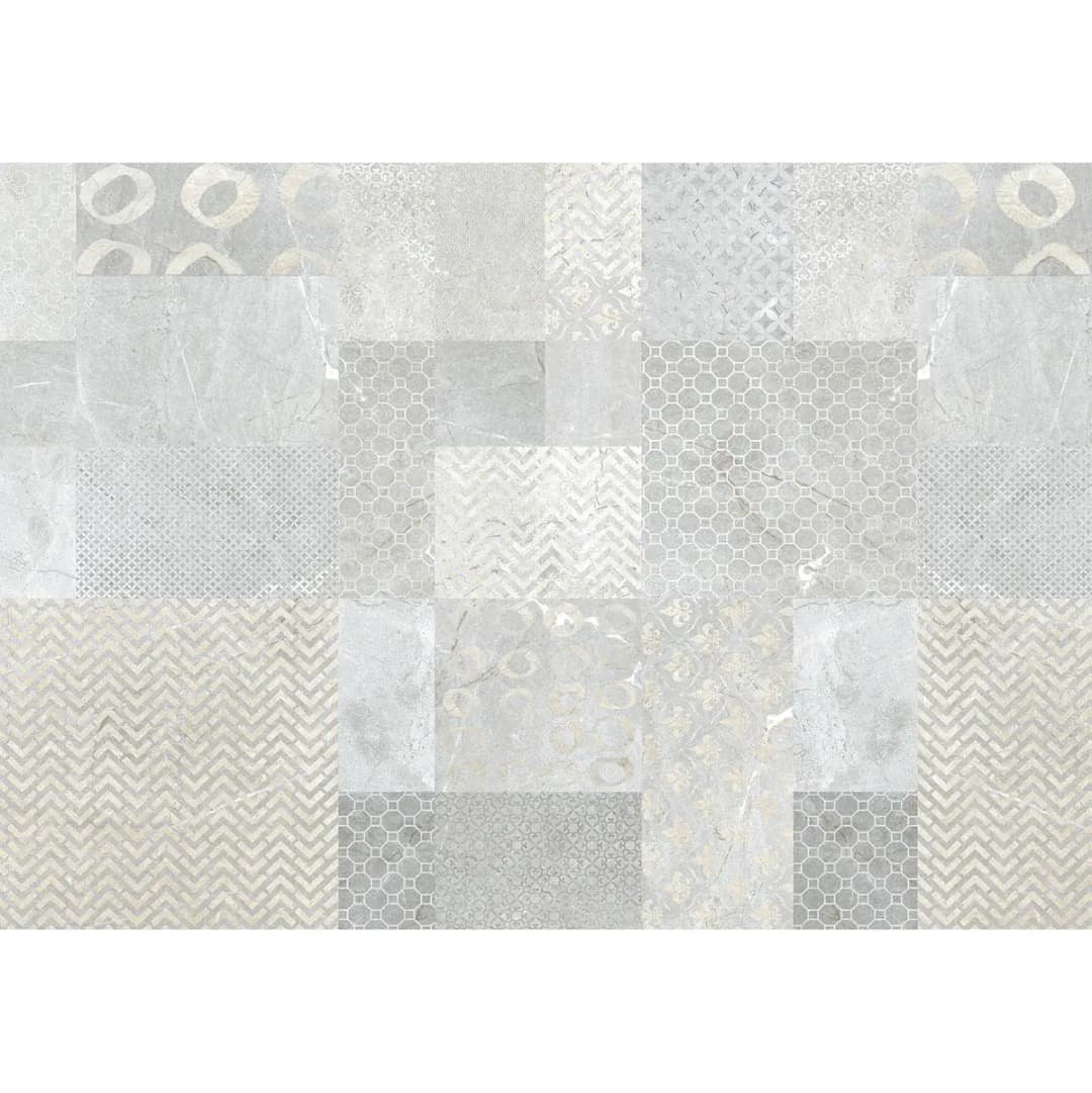 Vlies Fototapete Tiles | Grau