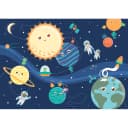 Vlies Fototapete Happy Planets | Mehrfarbig
