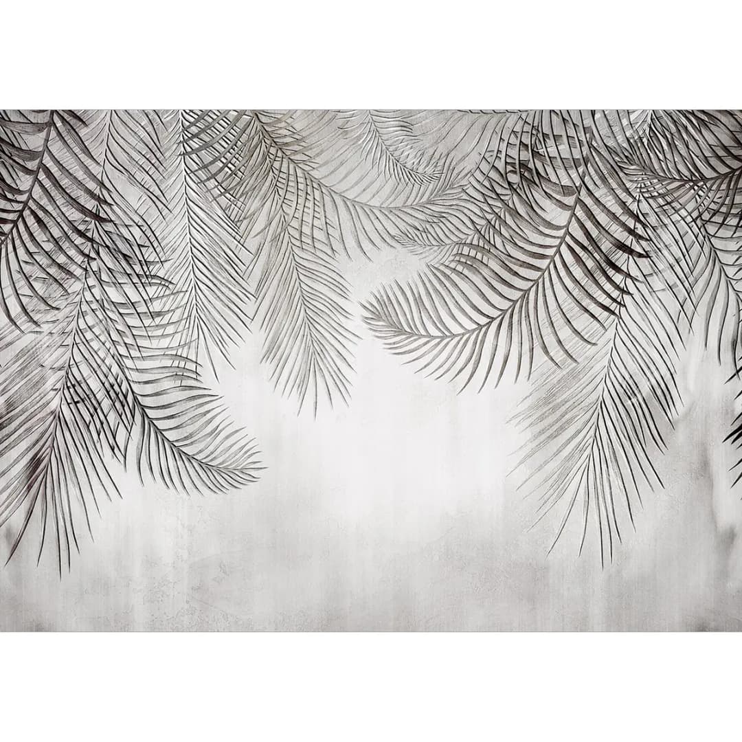 Vlies Fototapete Night Palm Trees | Mehrfarbig