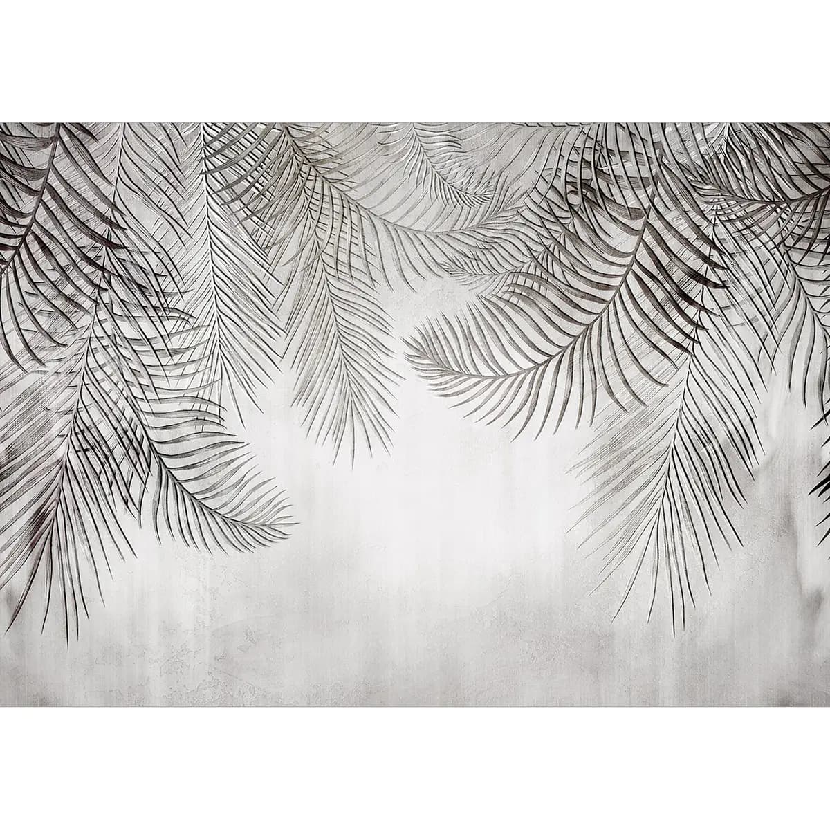 Vlies Fototapete Night Palm Trees | Mehrfarbig