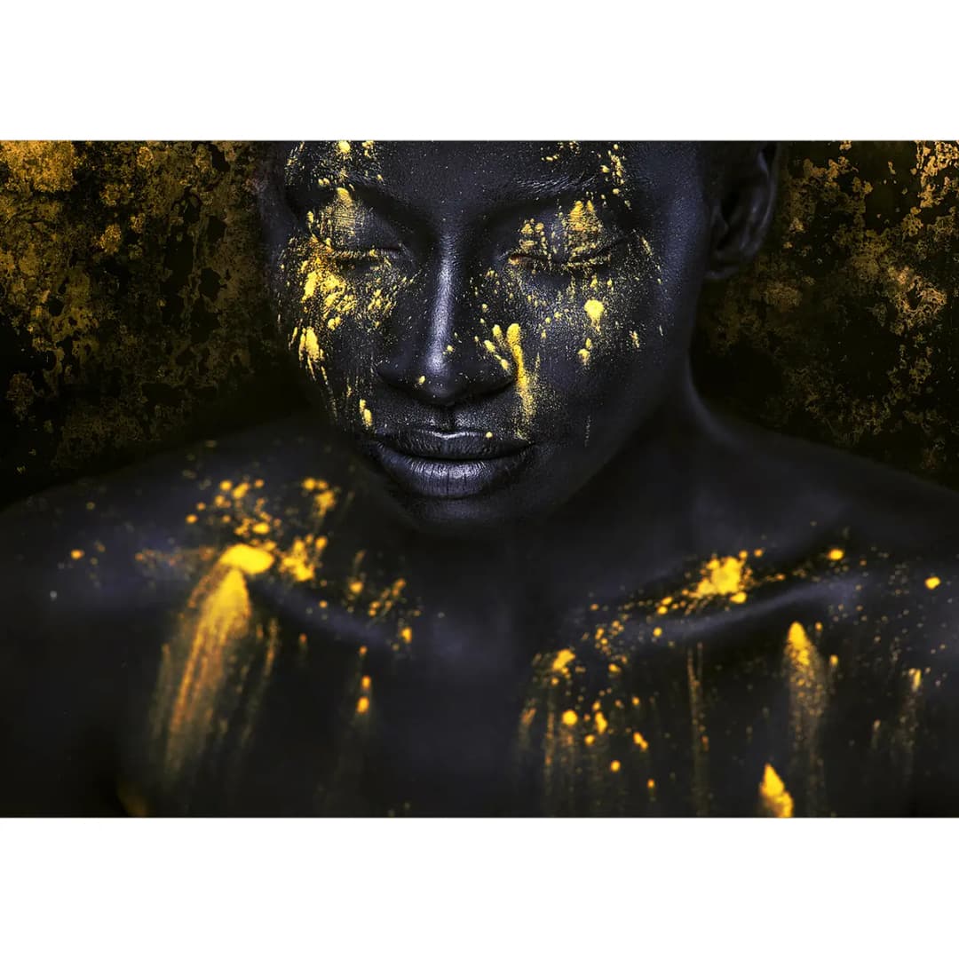 Vlies Fototapete Bathed in Gold | Mehrfarbig