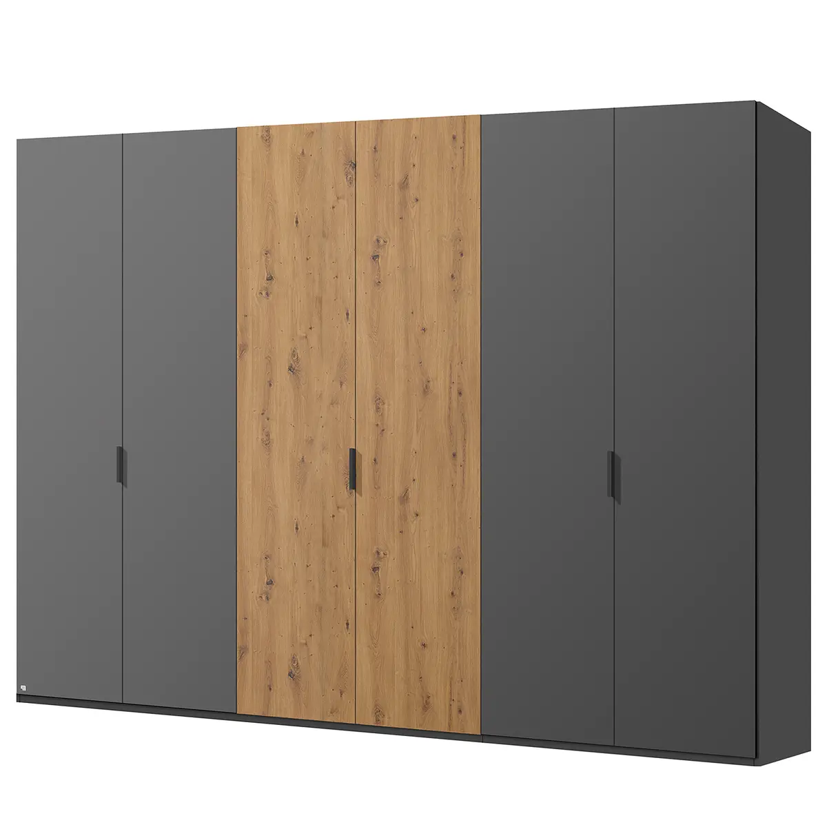 Drehtürenschrank pure artisan | Grau