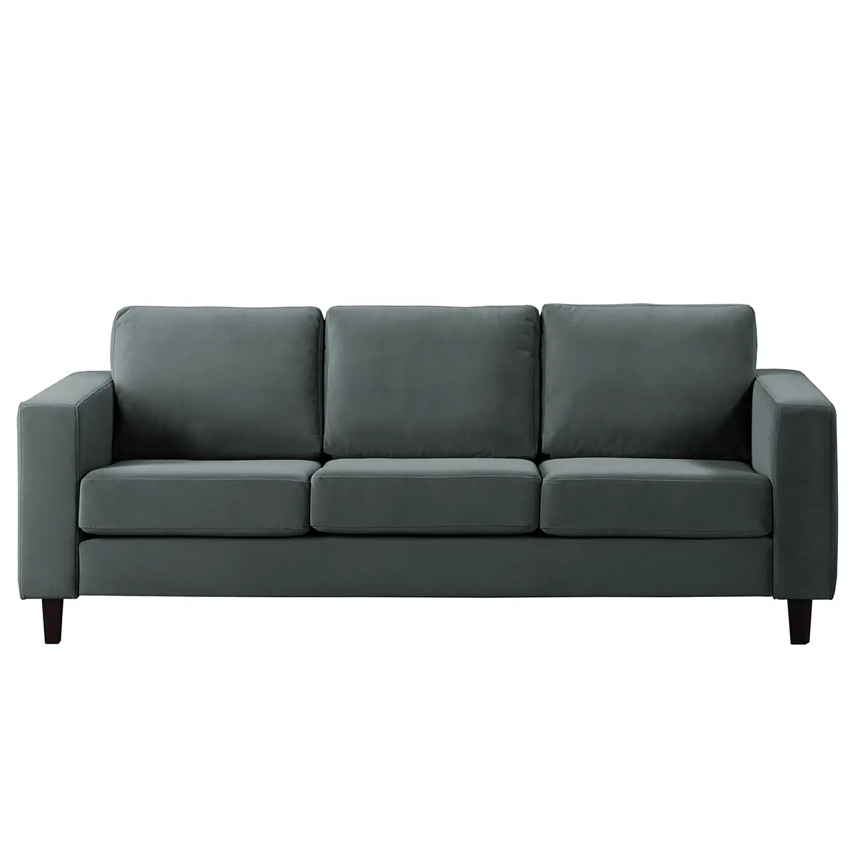 3-Sitzer Sofa Grau Samt Vaia | Grau
