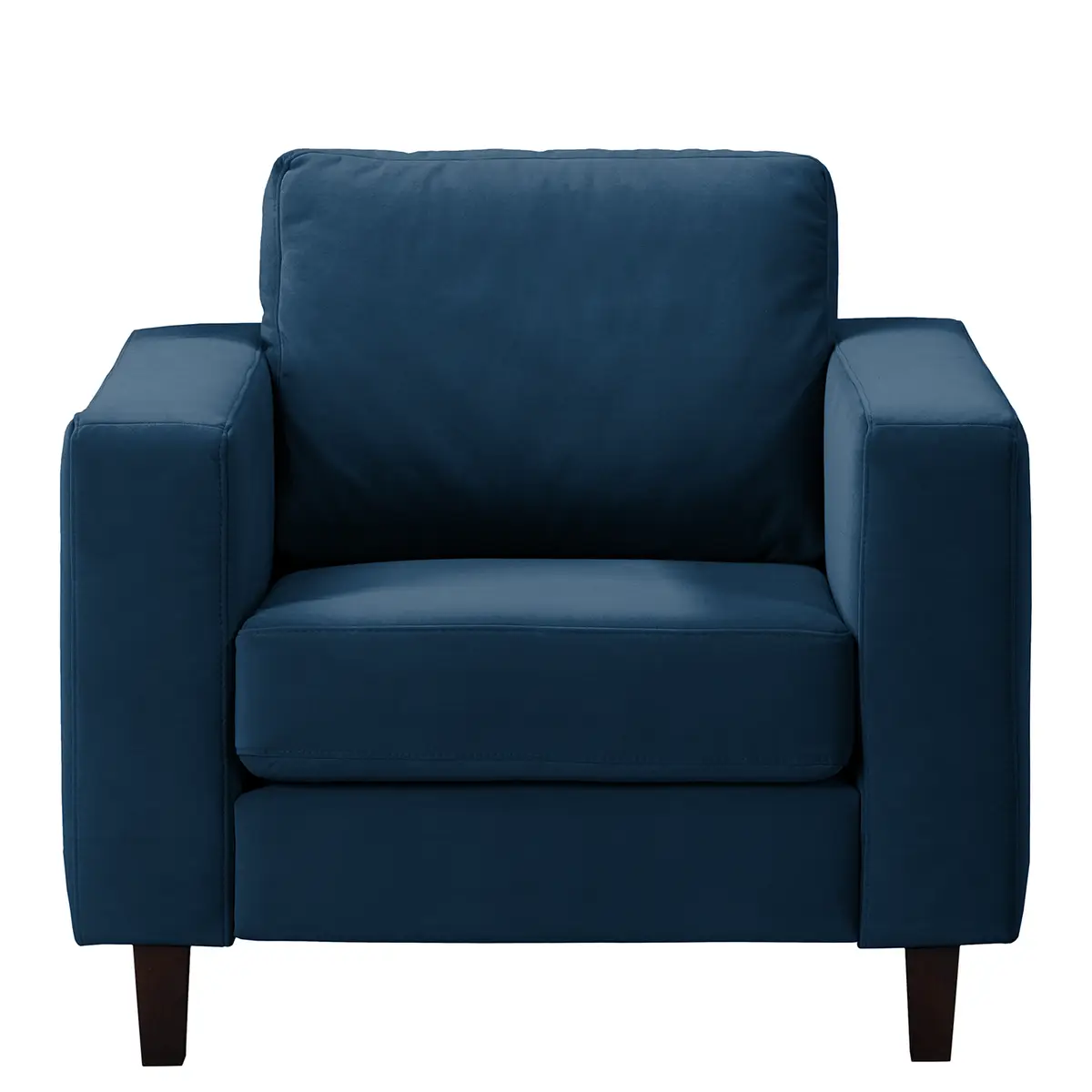 Sessel Blau Samt Vaia | Blau