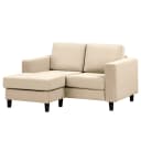 Ecksofa 1-Sitzer mit Longchair Vaia | Beige