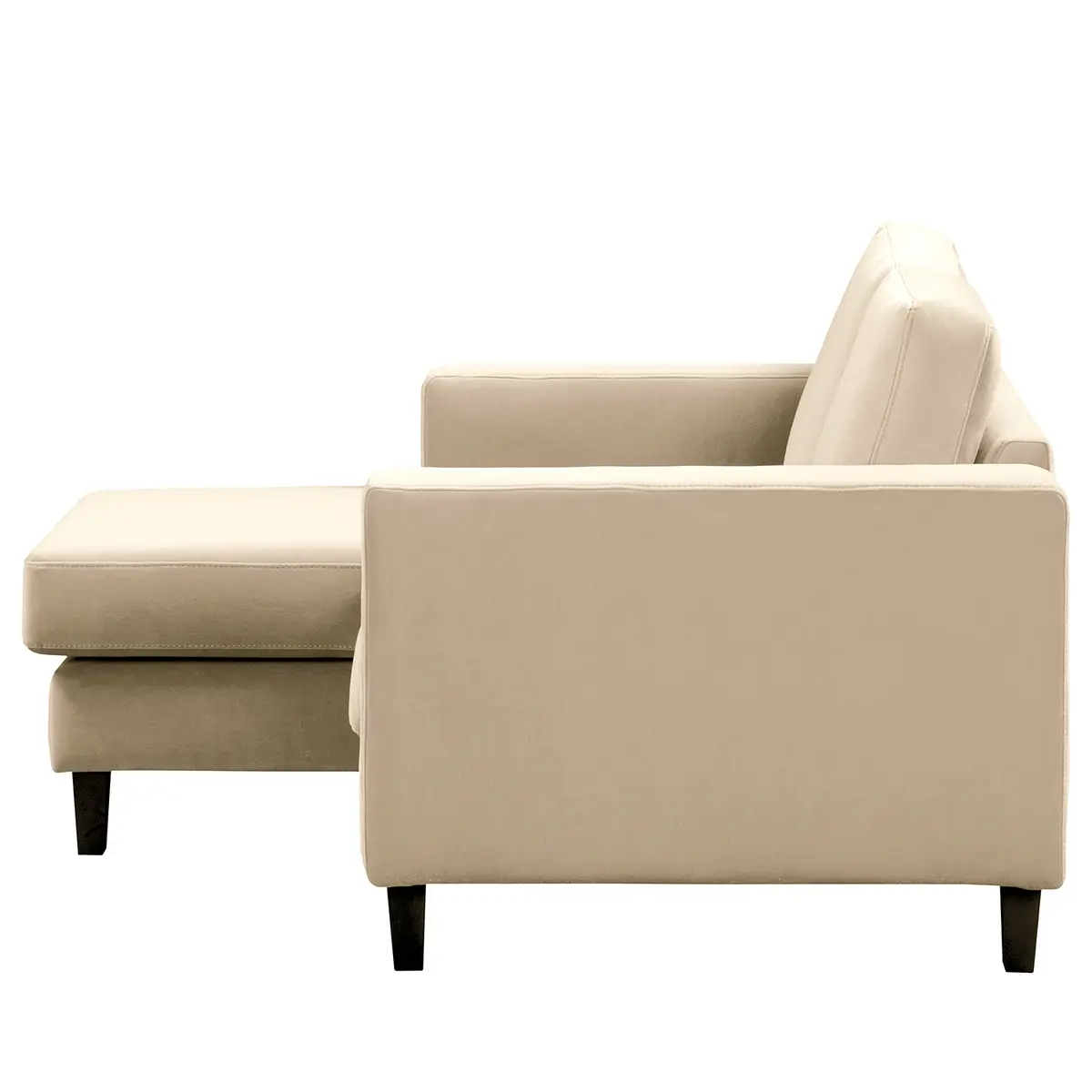 Ecksofa 1-Sitzer mit Longchair Vaia | Beige