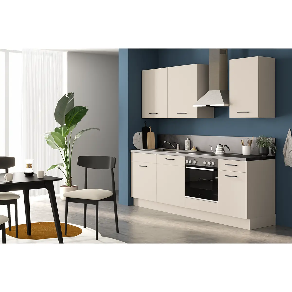 Küchenzeile ConceptB | Beige