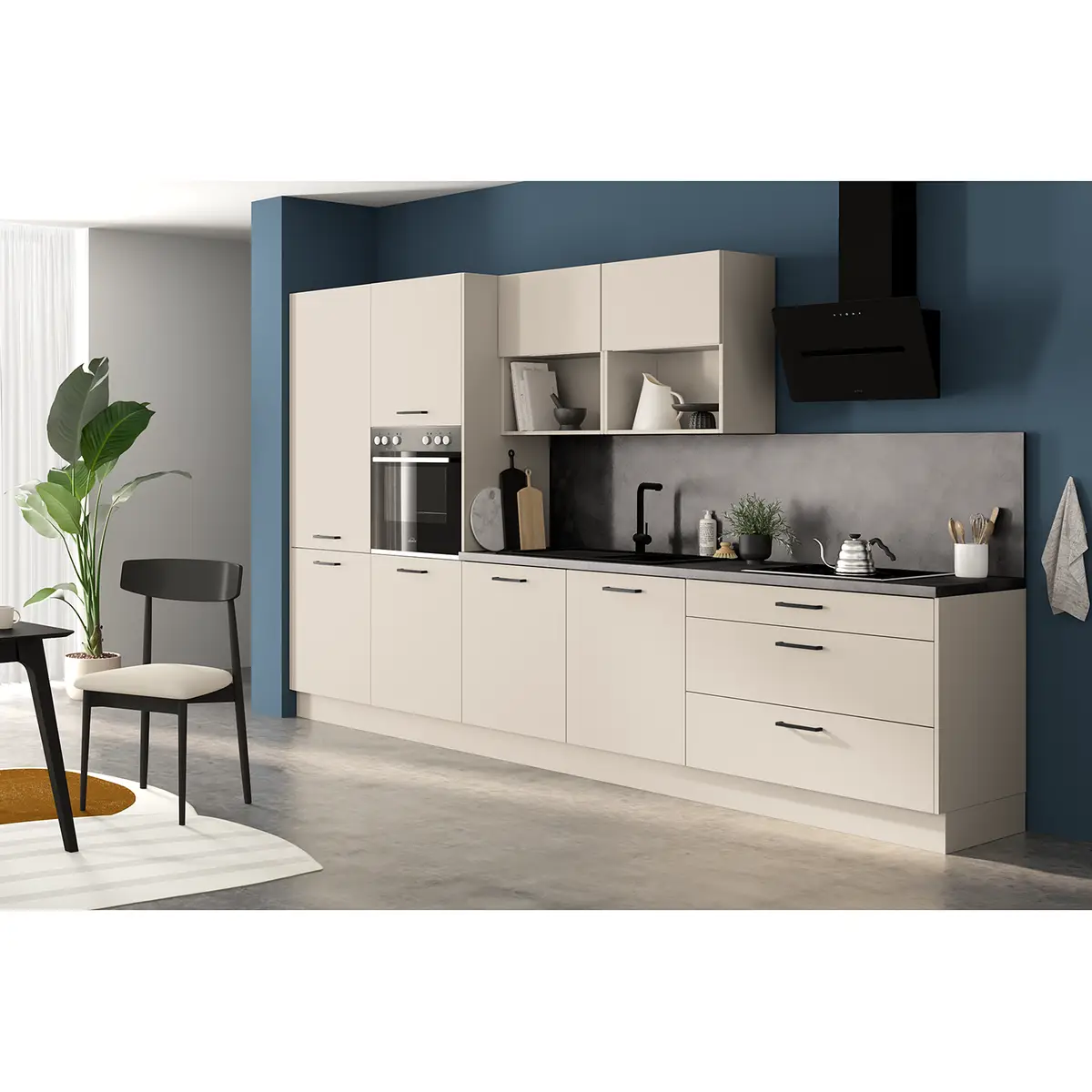 Küchenzeile B III | Beige