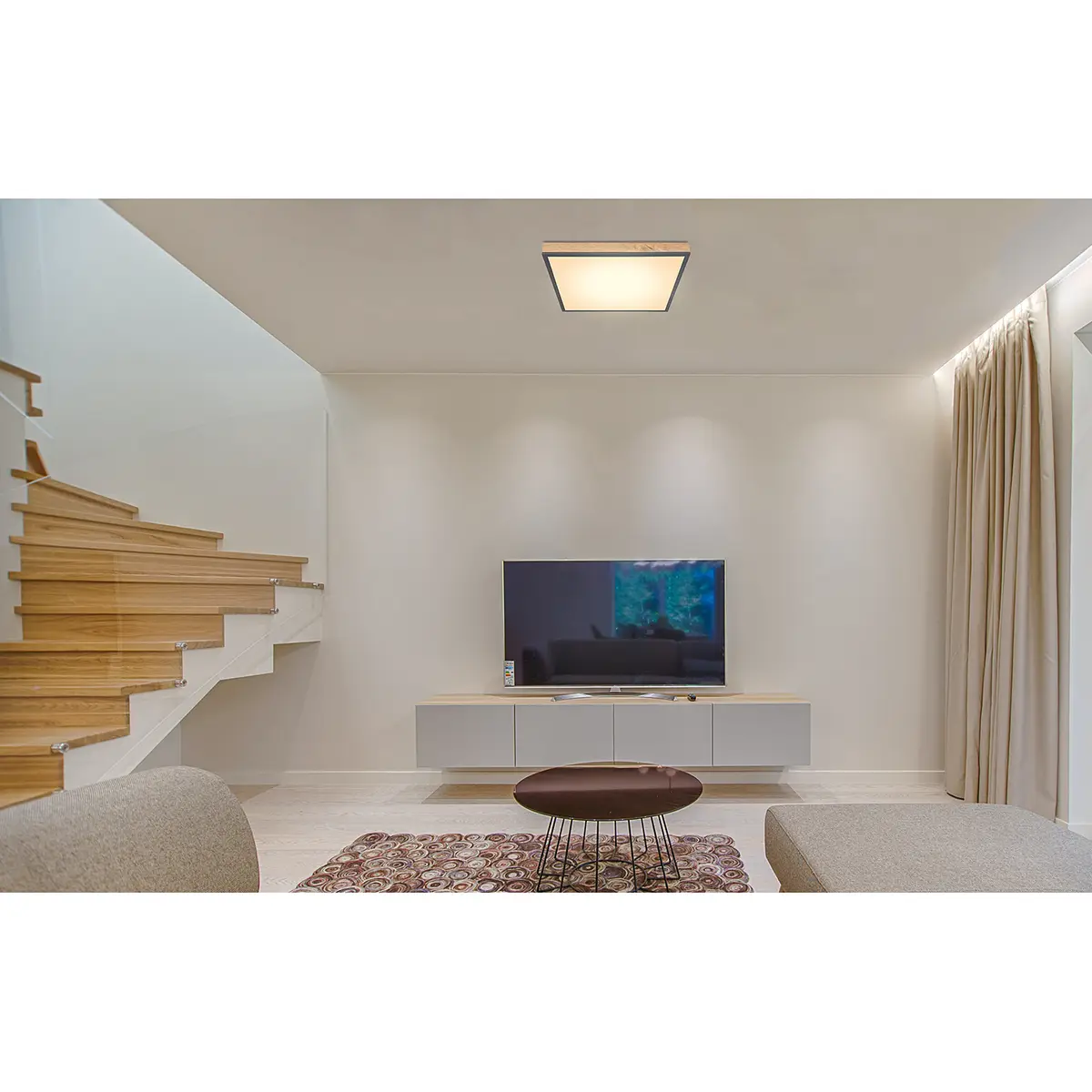 LED-Deckenleuchte III | Braun