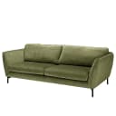 Sofa Portis 3-Sitzer Grün Chenille Elyon | Grün